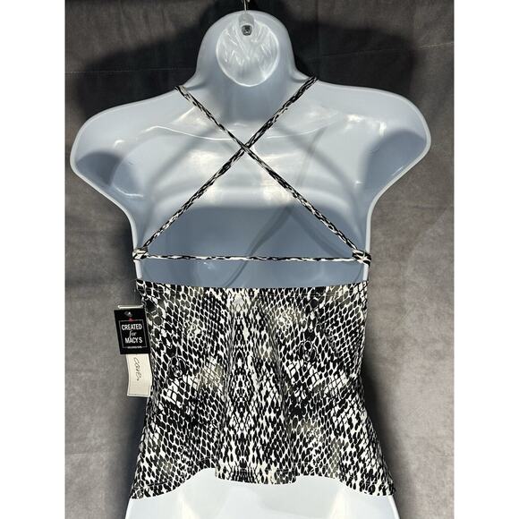 SALT+COVE Juniors Keyhole Tankini Size XS - Picture 2 of 3